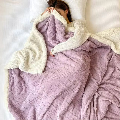 DeepNite CozyCloud™ Kuscheldecke – Wohlfühl-Wärme für deinen Abend - DeepNite