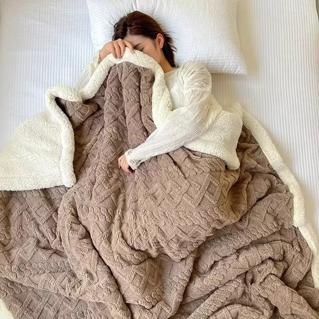 DeepNite CozyCloud™ Kuscheldecke – Wohlfühl-Wärme für deinen Abend