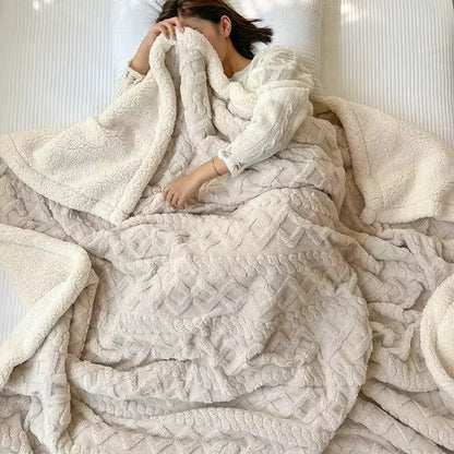DeepNite CozyCloud™ Kuscheldecke – Wohlfühl-Wärme für deinen Abend - DeepNite