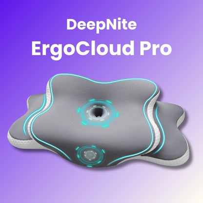 DeepNite ErgoCloud Pro™ - Orthopädisches Premium Nackenkissen - DeepNite