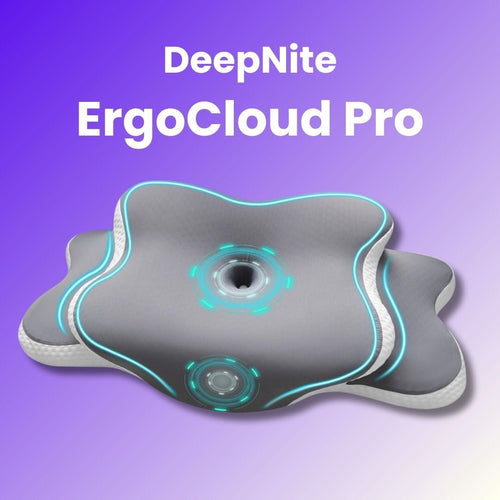DeepNite ErgoCloud Pro™ - Orthopädisches Premium Nackenkissen - DeepNite